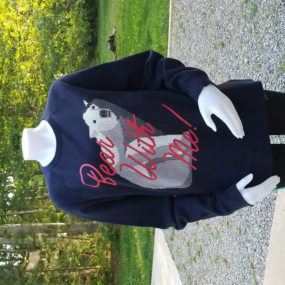 H & M BEAR WITH ME SWEATSHIRT